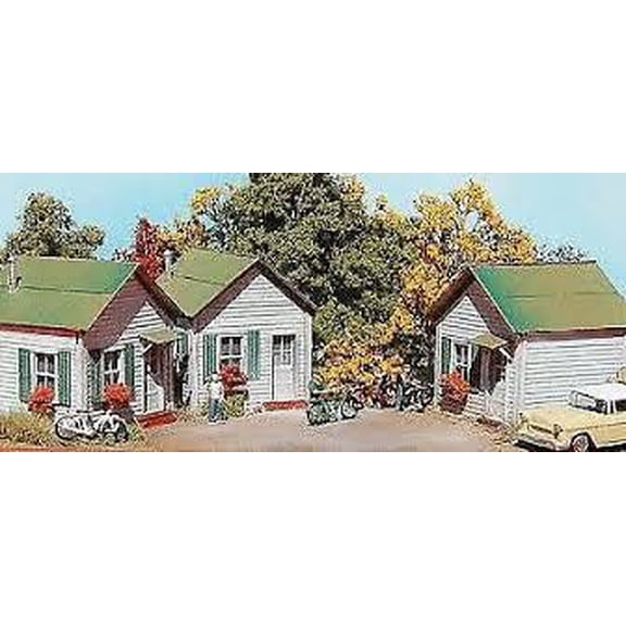 Bar Mills 862 HO Scale Cabins at Collard's Creek