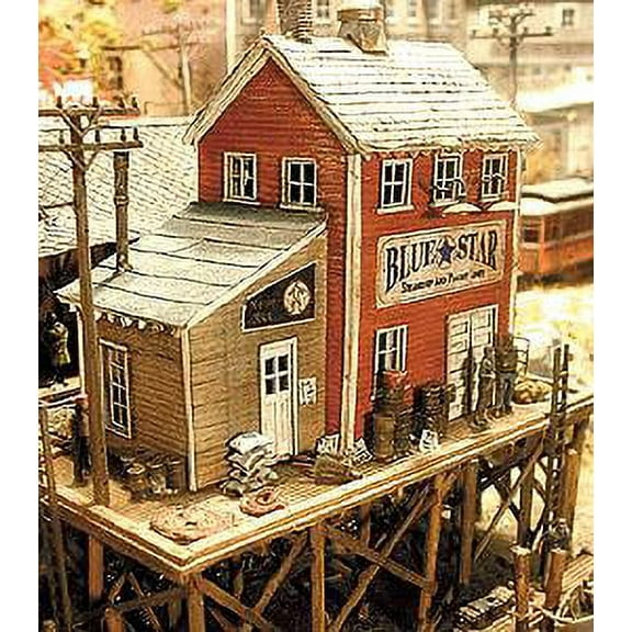 Bar Mills 922 HO Waterfront Willy's/Trackside Jack's Kit