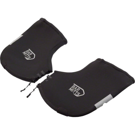 Bar Mitts Extreme Mountain/Commuter Pogie Handlebar Mittens: Bar Ends Black