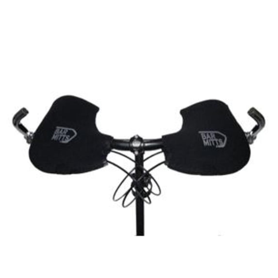 Bar Mitts Extreme Mountain / Commuter Pogie Handlebar Mittens: One Size, Black