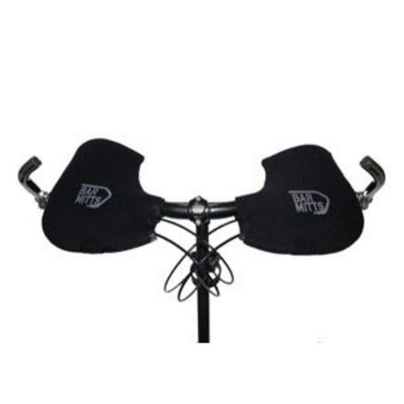 Bar Mitts Extreme Mountain / Commuter Pogie Handlebar Mittens: One Size, Black