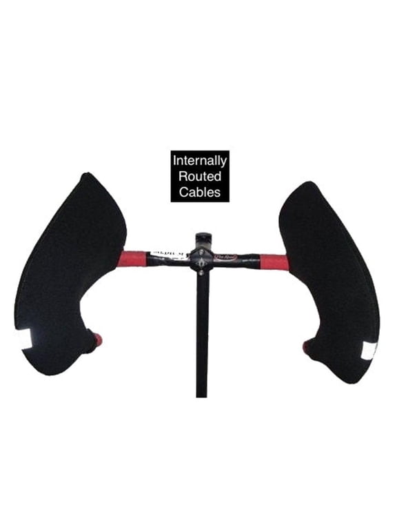 Internally Routed Cables Road Pogie Handlebar Mittens Hydraulic Extreme - XL Black