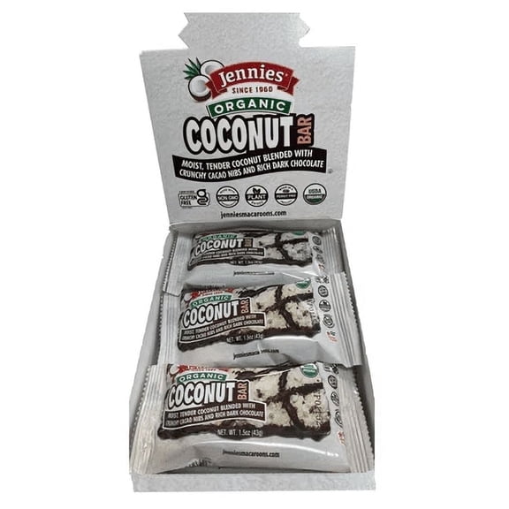 Bar Organic Raw Coconut Goji Moji -- 12 Bars Pack of 3