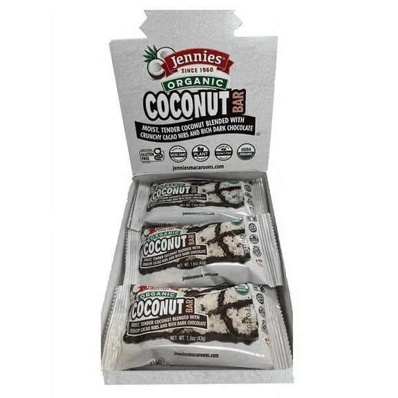 Bar Organic Raw Coconut Goji Moji -- 12 Bars