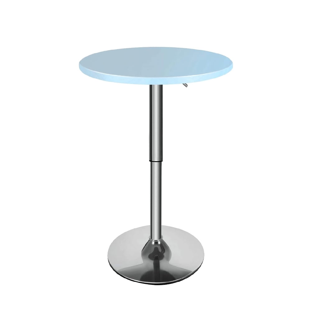 Bar Pub Table, 23.5'' Coffee Table with Height Adjustable, Accent Table ...