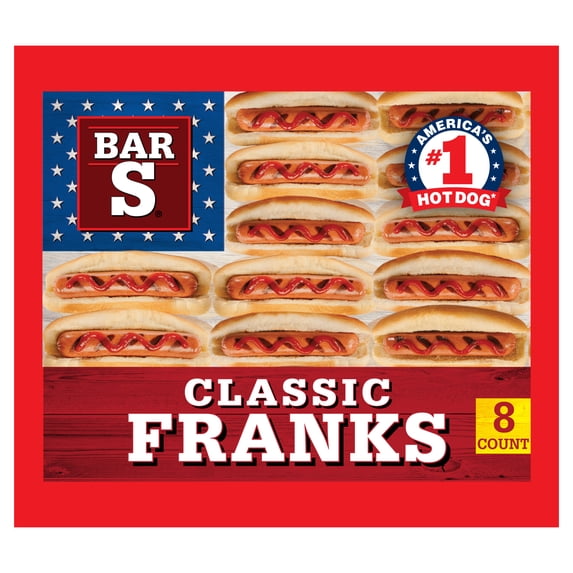 Bar-S Classic Franks, 8 Count, 12oz