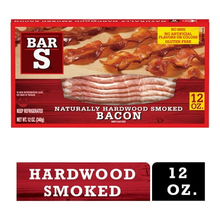 Bar-S Hardwood Hickory Smoked Bacon, 12 oz