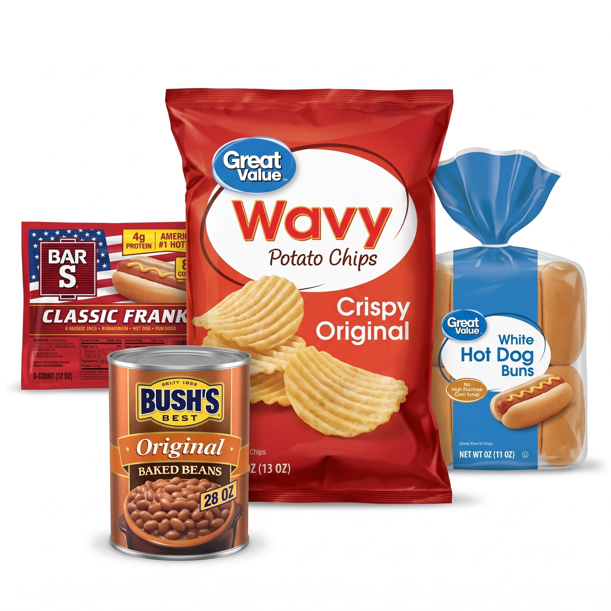 Bar-S Hot Dog Cookout Family Value Meal Bundle