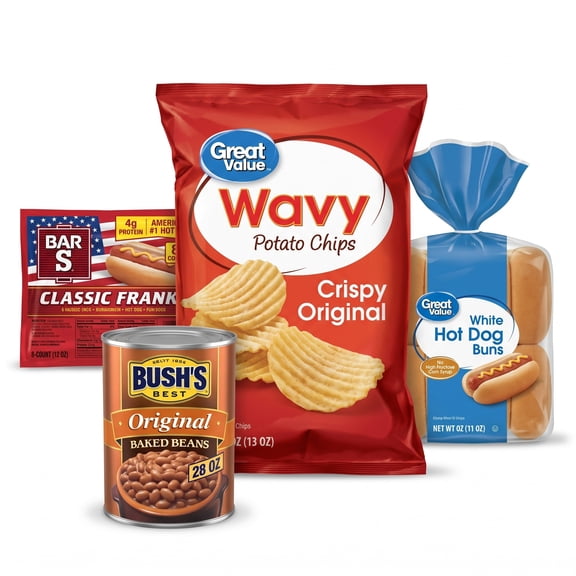 Bar-S Hot Dog Cookout Family Value Meal Bundle