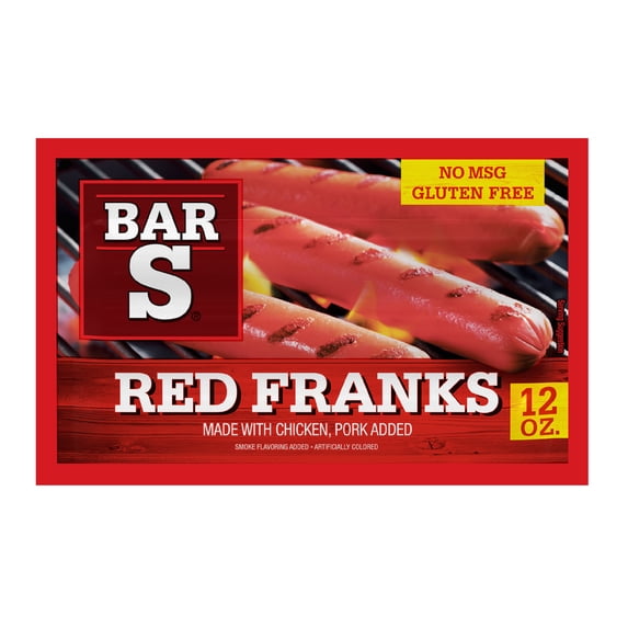 Bar‑S Red Franks, 8 Count, 12 oz