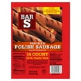 thumbnail image 1 of Bar S, Smoked Polish Sausage, 40 oz, 14 Count, 1 of 9