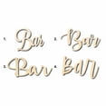 thumbnail image 1 of Bar Sign Unfinished Wood Cutout Home Decor DIY Option 3- 16" Wide / 1/4", 1 of 3
