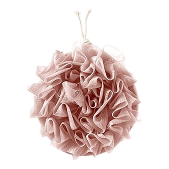 Bar Soap Loofah Pouch, New 2 in 1 Drawstring Loofah Soap Holder, Exfoliation Mesh Shower Ball for Cleansing and Smooth Skin(Pink)