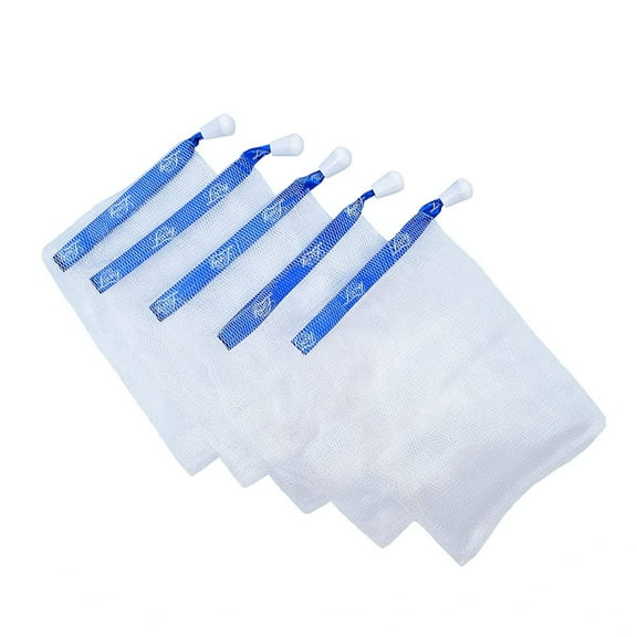 Bar Soap Pouch, a Soap Saver Bag, by Luxiny, that is a Soap Scrubber Pouch used to Whip up Handmade Soap Lather & Become an Exfoliating Washcloth, Fill with a Natural Soap Bar or Soap Ends, Pack of 5