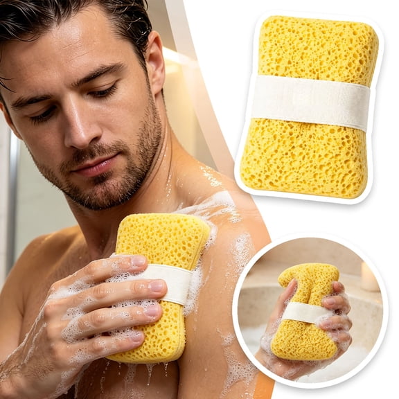 Bar Soap Pouch Sponge, Soft Foam Bath Pad with Pocket for Soap Scraps, Foaming Shower Sponge with Hanging Strap for Bathrooms, Gyms and Travel for Home and Everyday Use
