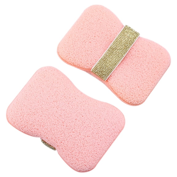 Bar Soap Scrubber Pouch,Shower Sponge with Soap Pocket and Hand Strap,Bath Sponges for Shower,Exfoliating Bath Sponge,Soap Saver Exfoliator Shower Pad for Men Women,4.72x3.14 inch(Pink)