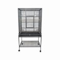 thumbnail image 1 of Bar Spacing Aviary Cage With Stand- Antique Silver, 1 of 1