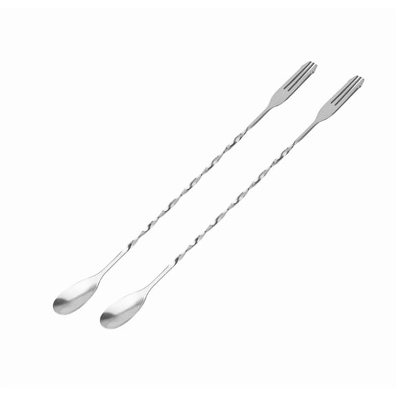 Bar Spoon – 304 Stainless Steel Cocktail Spoon – Bartending Tool for Mixing Stirring and Serving – Double Head Cocktail Mixing Spoon