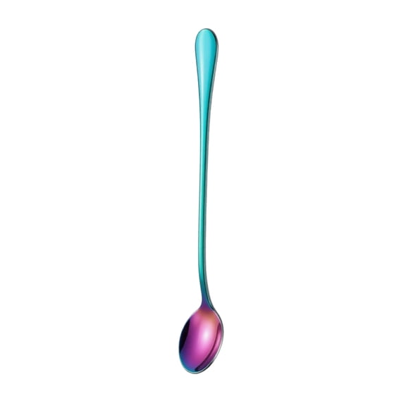 Bar Spoon Stainless Steel Extra Long Thickened Pointed Mixing Spoon Coffee Stirrer Dessert Scoop Cocktail Stirring Tool Home Bar Kitchen Gadgets A933_Multicolor