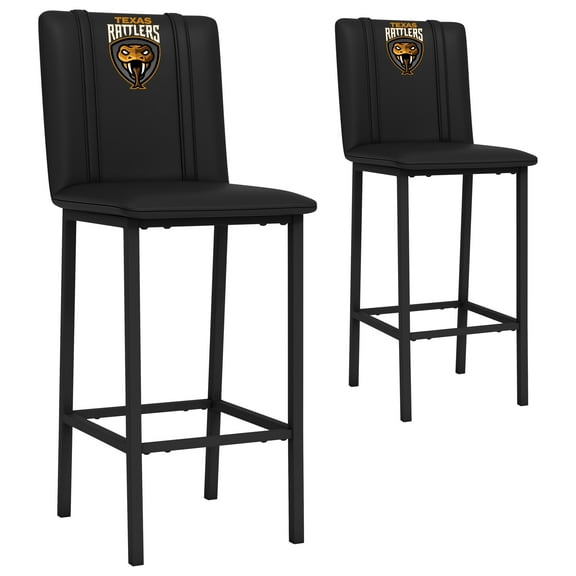 Bar Stool 500 with Texas Rattlers Primary Logo Set of 2