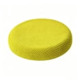 thumbnail image 1 of Bar Stool Covers, 11.8-13.8 inch Soft Round Stool Seat Cover, Nonslip Washable Fabric Slipcover Seat Cushion with Elastic Pad, Removable Stool Protector, Comfortable Seating Accessories, 1 Pc,Yellow, 1 of 7