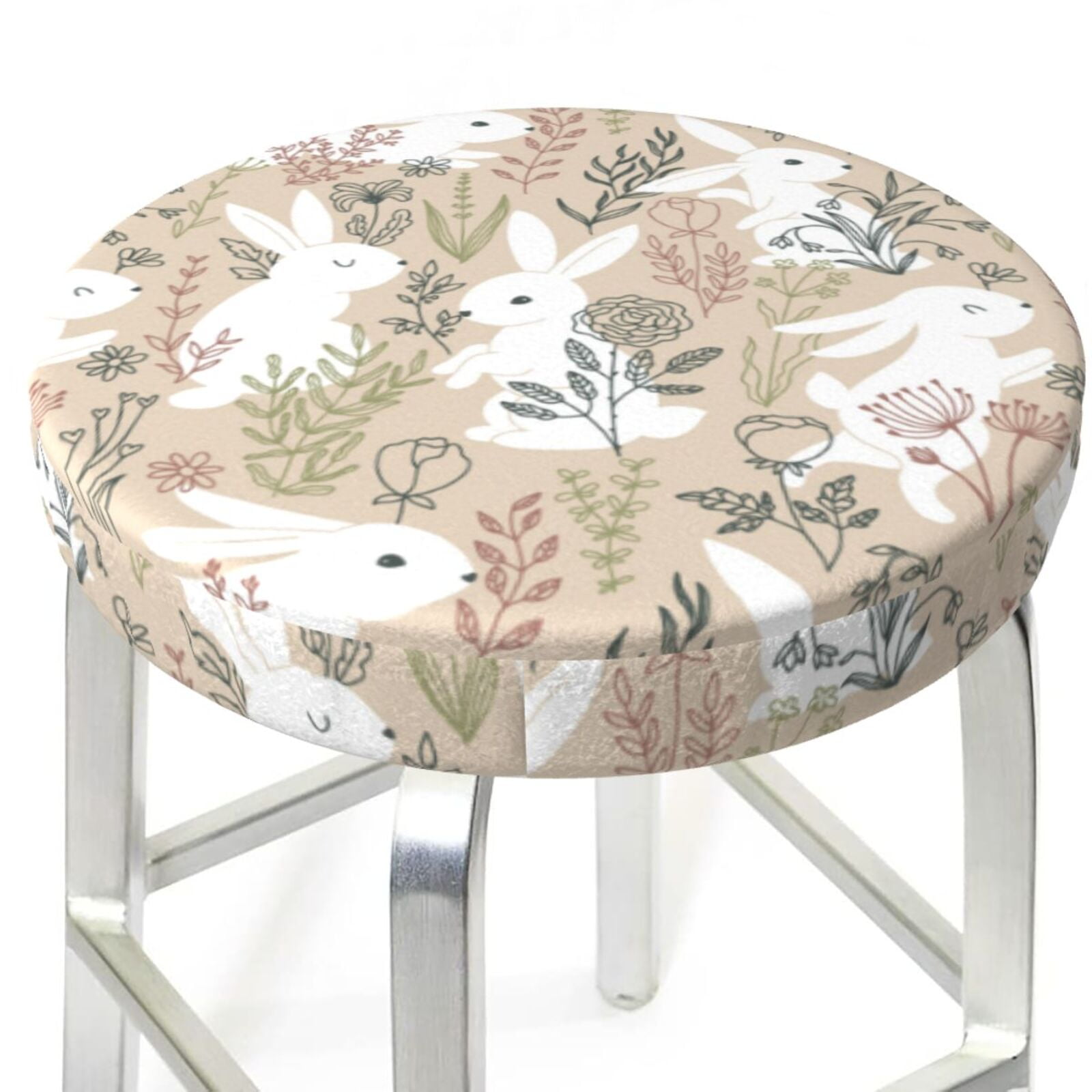 Bar Stool Covers, 1214 Inch Bar Stool Covers round, Bohemian Flower