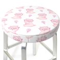 Bar Stool Covers, 1214 Inch Bar Stool Covers round, Candy Cute Pig