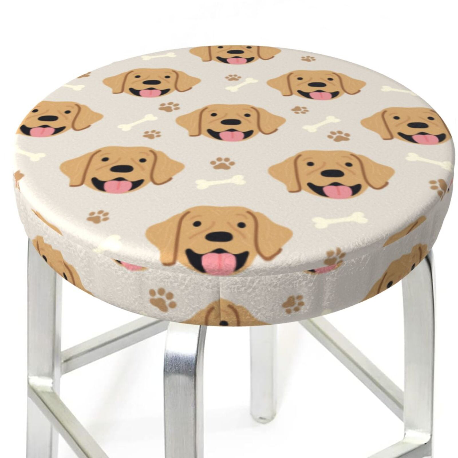 Bar Stool Covers, 1214 Inch Bar Stool Covers round, Labrador Retriever