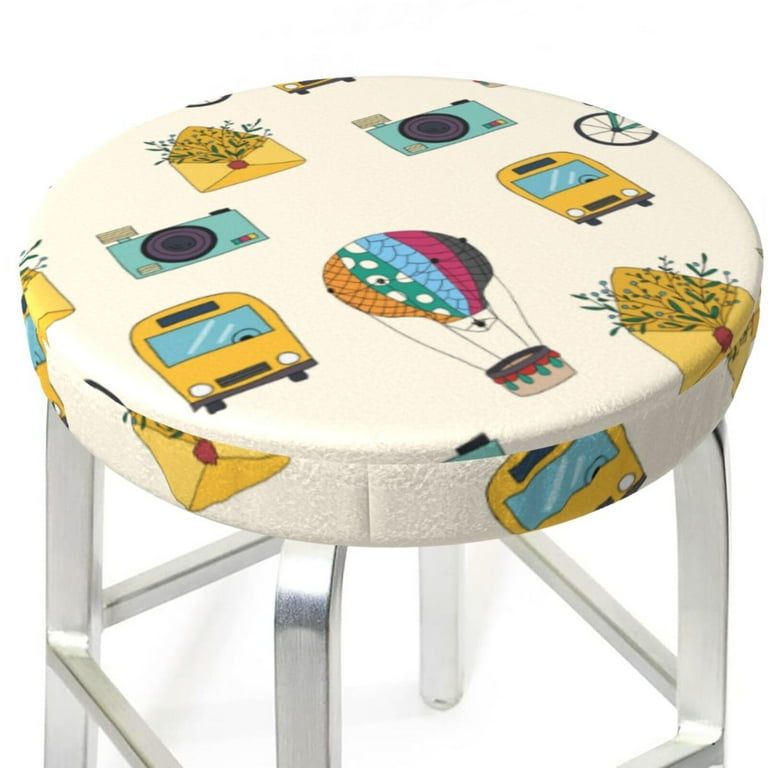 Bar Stool Covers 12 14 Inch Bar Stool Covers round Travel elements Non Slip Washable Bar Stool Seat Covers Walmart