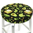 Bar Stool Covers, Avocado Toast NonSlip Bar Stool Seat Covers 1214