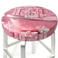Bar Stool Covers, Glittering Pink Bathtub NonSlip Bar Stool Seat