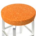 Bar Stool Covers, Orange Glitter2 NonSlip Bar Stool Seat Covers 1214