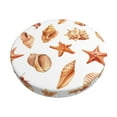 thumbnail image 1 of Bar Stool Covers Round, Conch Shell No.J926 Bar Stool Cushion Covers Seat Cushion With Elastic Bands, Chairs Covers For Kitchen Dining Room 12-14 Inch, 1 of 7