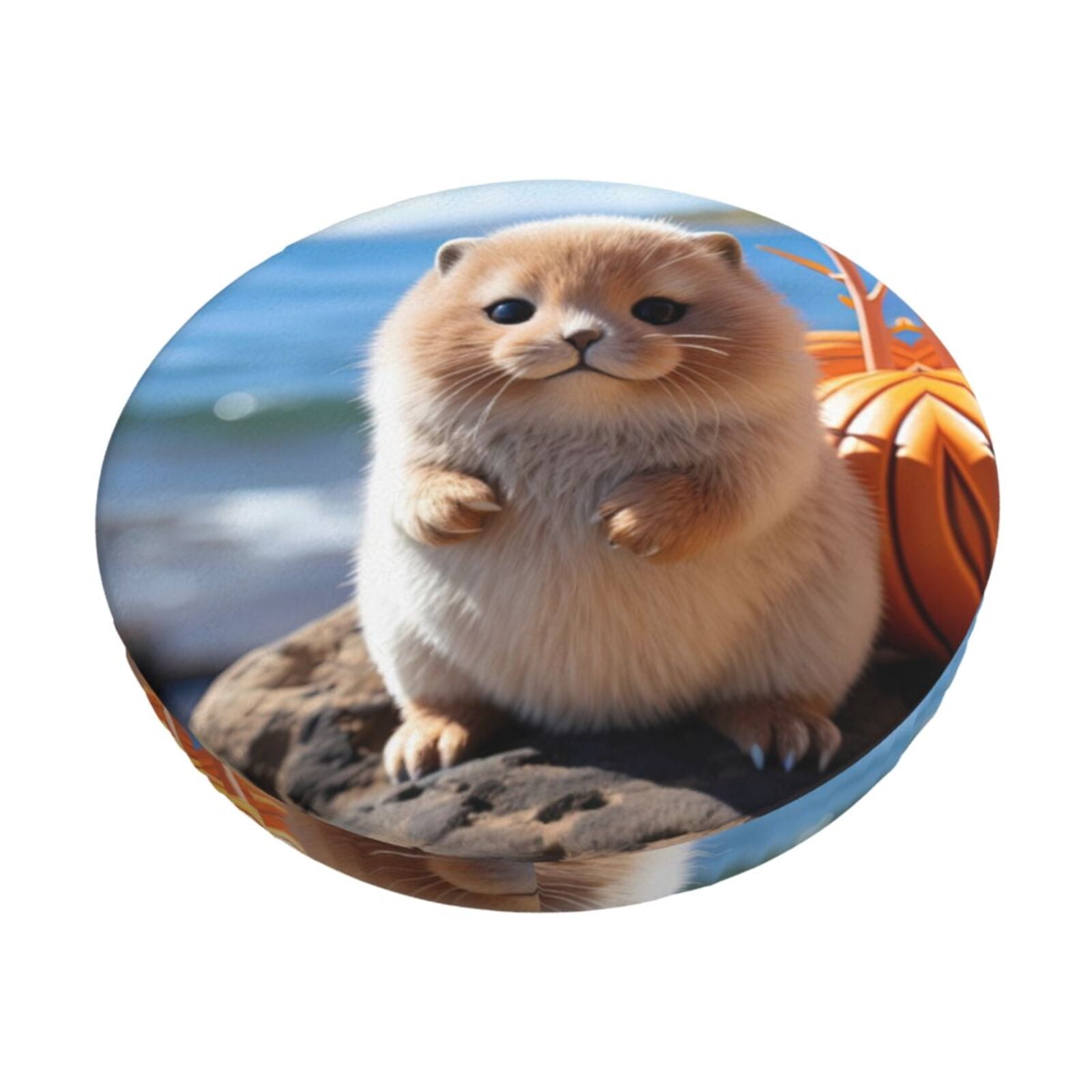 Gallery Detail: Bar Stool Covers Round Cute Guinea Pig Sea Bar Stool