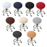 Bar Stool Covers Round, High Stretchy Elastic Circle Stool Cover, Soft & Easy to Clean Chair Seat Slipcover