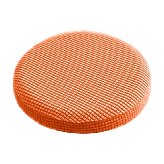 Bar Stool Covers Round Imitation Silkly Seat Covers with Elastic Bands, Fits 11.8-14.2 Inch Diameter, Sturdy Round Seat Protector for Kitchen, Home Bar, Dining Room Decor.