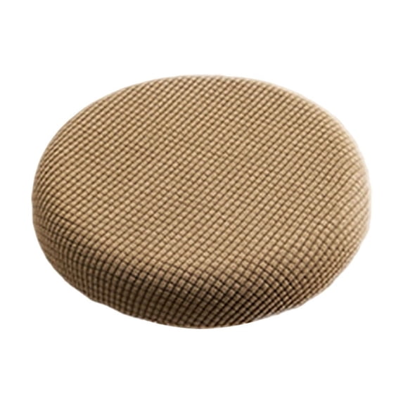 Bar Stool Covers Round Imitation Silkly Seat Covers with Elastic Bands, Fits 11.8-14.2 Inch Diameter, Sturdy Round Seat Protector for Kitchen, Home Bar, Dining Room Decor.