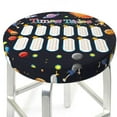 Bar Stool Covers Round Space Math Times Tables AntiSlip Soft Round
