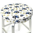 thumbnail image 1 of Bar Stool Covers Round, Tractor And Vehicle Bar Stool Cushion Covers Seat Cushion with Elastic Bands, Chairs Covers for Kitchen Dining Room 12-14 Inch, 1 of 7