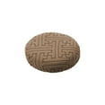 thumbnail image 1 of Bar Stool Covers Round, for 11-14 Inch Polyester Strip Pattern Seat Covers with Elastic Bands for Bar Stool/Round Cushion Brown, 1 of 6