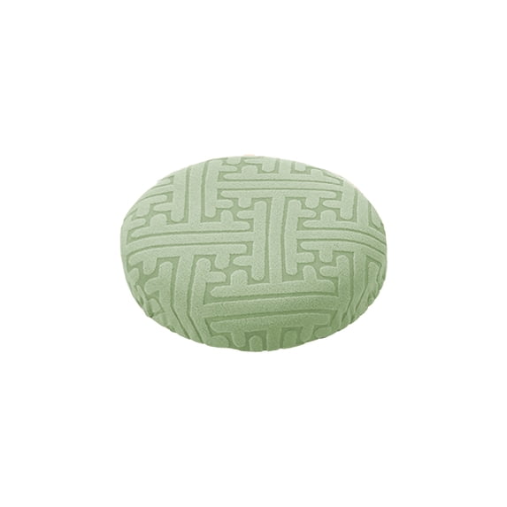 Bar Stool Covers Round, for 11-14 Inch Polyester Strip Pattern Seat Covers with Elastic Bands for Bar Stool/Round Cushion Green