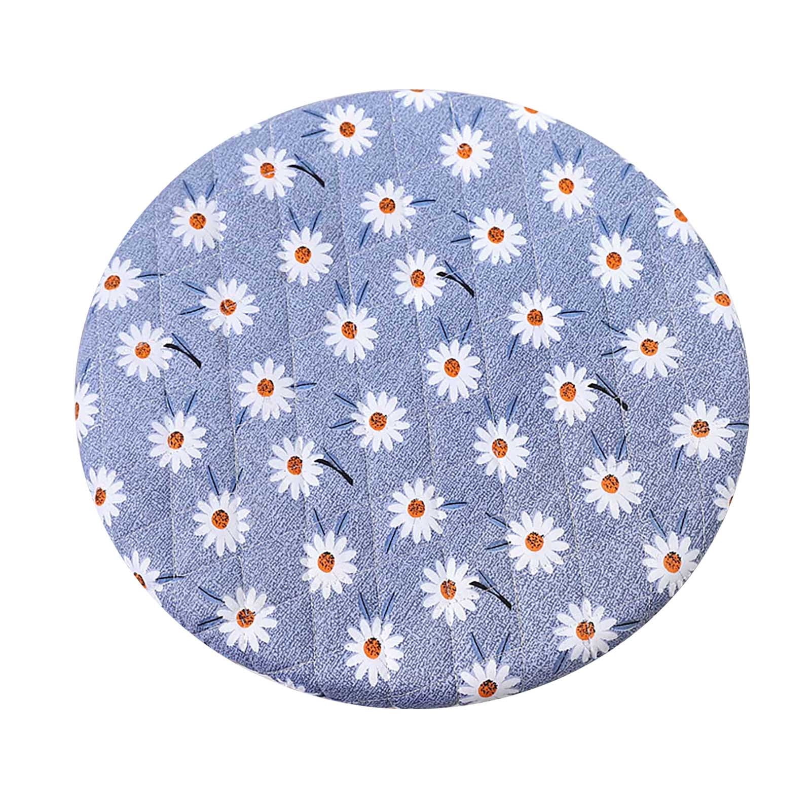 Bar Stool Cushion Texture Stool Cover Round Upholstered Bar Stool Foam