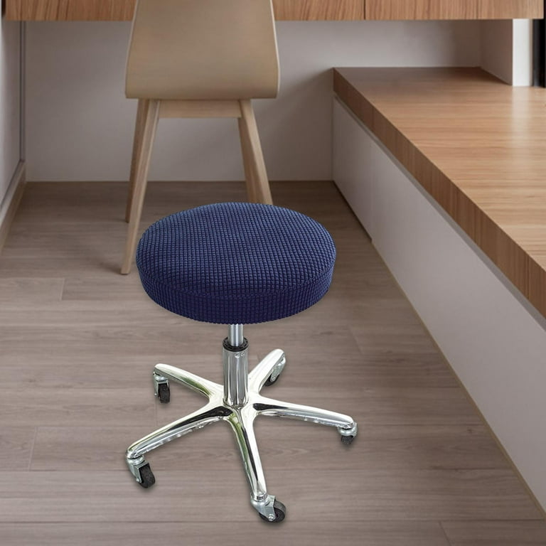 Bar Stool Cushion with Elastic Seat Cushions Comfortable Bar Stools Seat Cover Slipcover for Barstool Cafe Bar Kitchen Only Cushion Blue