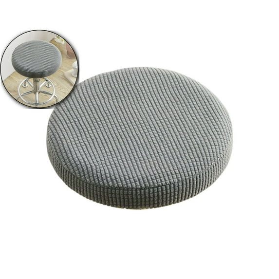 Bar Stool Cushions Round Stool Cover 11-14 Inch Elastic High Elasticity Chair Cover Soft Comfortable Easy Clean Dining Chair Cover