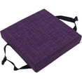 thumbnail image 1 of Bar Stool Cushions Square Thickened Barstool Seat Cushions Indoor Outdoor Non-Slip Small Metal Chairs Cushions Classroom Stools Cushions for Cafe Bistro Metal Stools(Purple,16 * 16 * 3in), 1 of 9