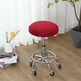 thumbnail image 1 of Round Chair Covers, Super Soft Round Covers Cushion Covers Seat Cushion Covers, 15", 1 PC, Red, 1 of 6