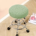 thumbnail image 1 of Bar Stool Round Seat Covers,12" - 14" Round Stool Reusable Washable Covers with Elastic Bands, All-inclusive Fabric Stain-resistant and Waterproof Round Stool Cushion, Non Slip, Khaki, 1 of 6