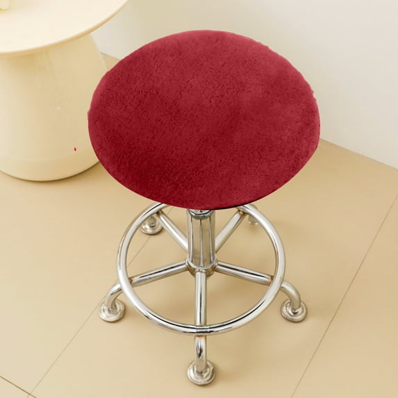 Bar Stool Seat Cover Round 13" | Soft Polyester Cushion, Elastic Band | Stain-Resistant, Durable | Multiple Colors