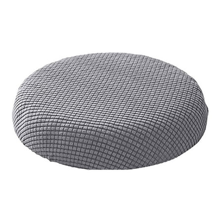 Bar Stool Seat Cover Round Stool Cushion Slipcover Suitable For 11-16 Inch Diameter Cushion, Stretchy And Washable