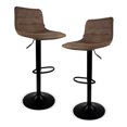 Bar Stool for Kitchen Counter with Adjustable Height and Back Swivel